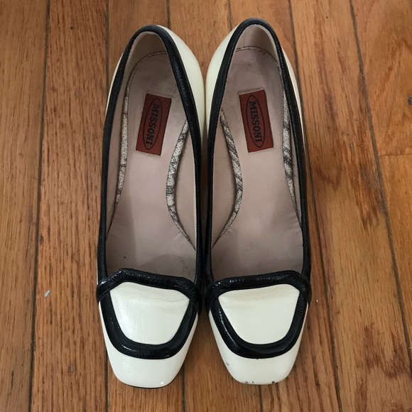 Missoni Black & Cream Heels - Picture 2 of 7